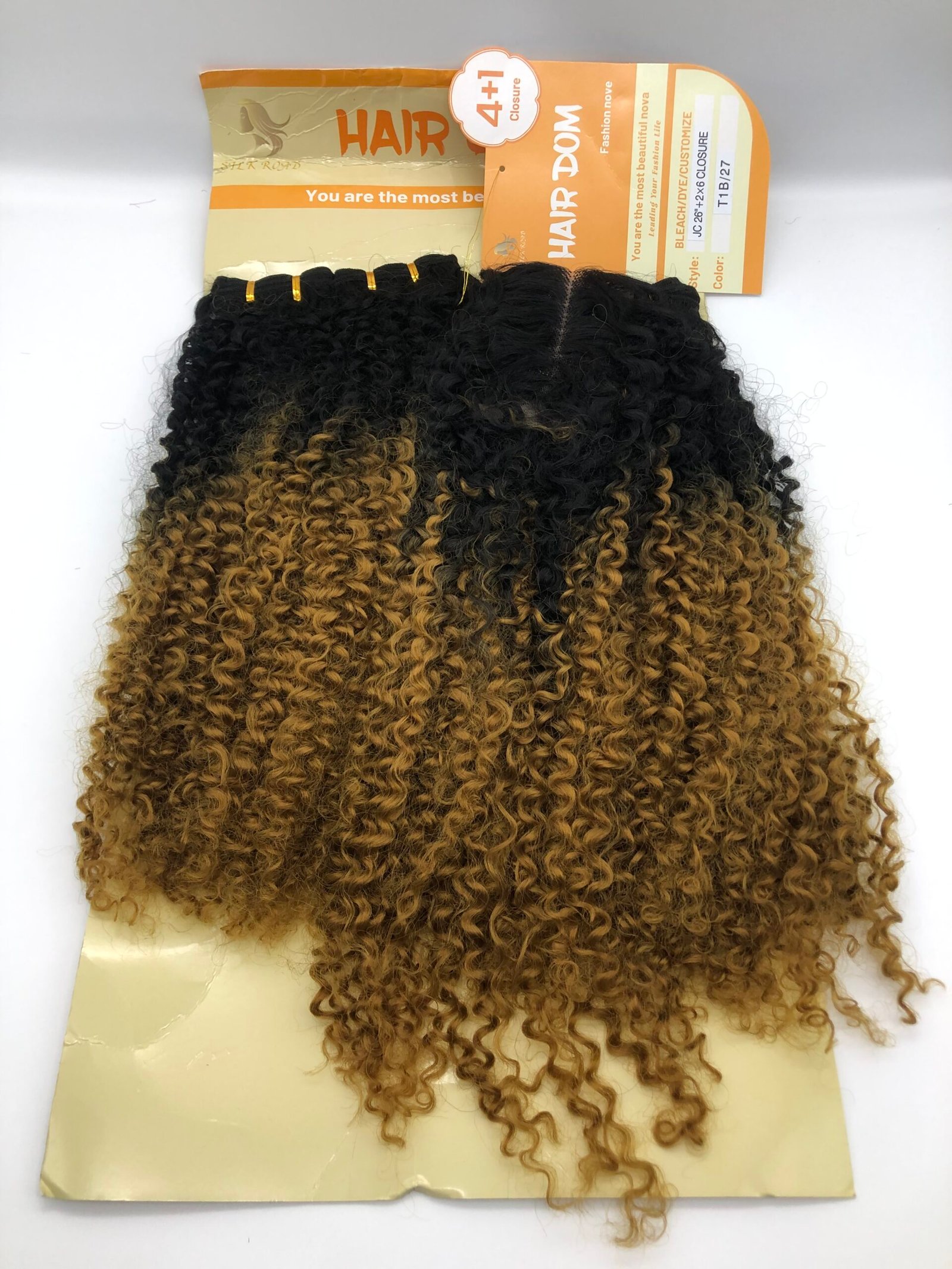 HairDom Jerry Curl Closure - Image 2
