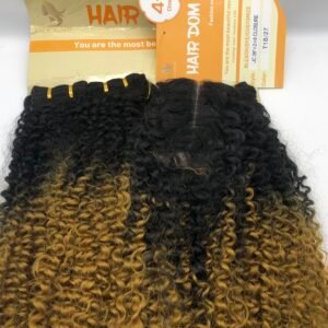 HairDom Jerry Curl Closure