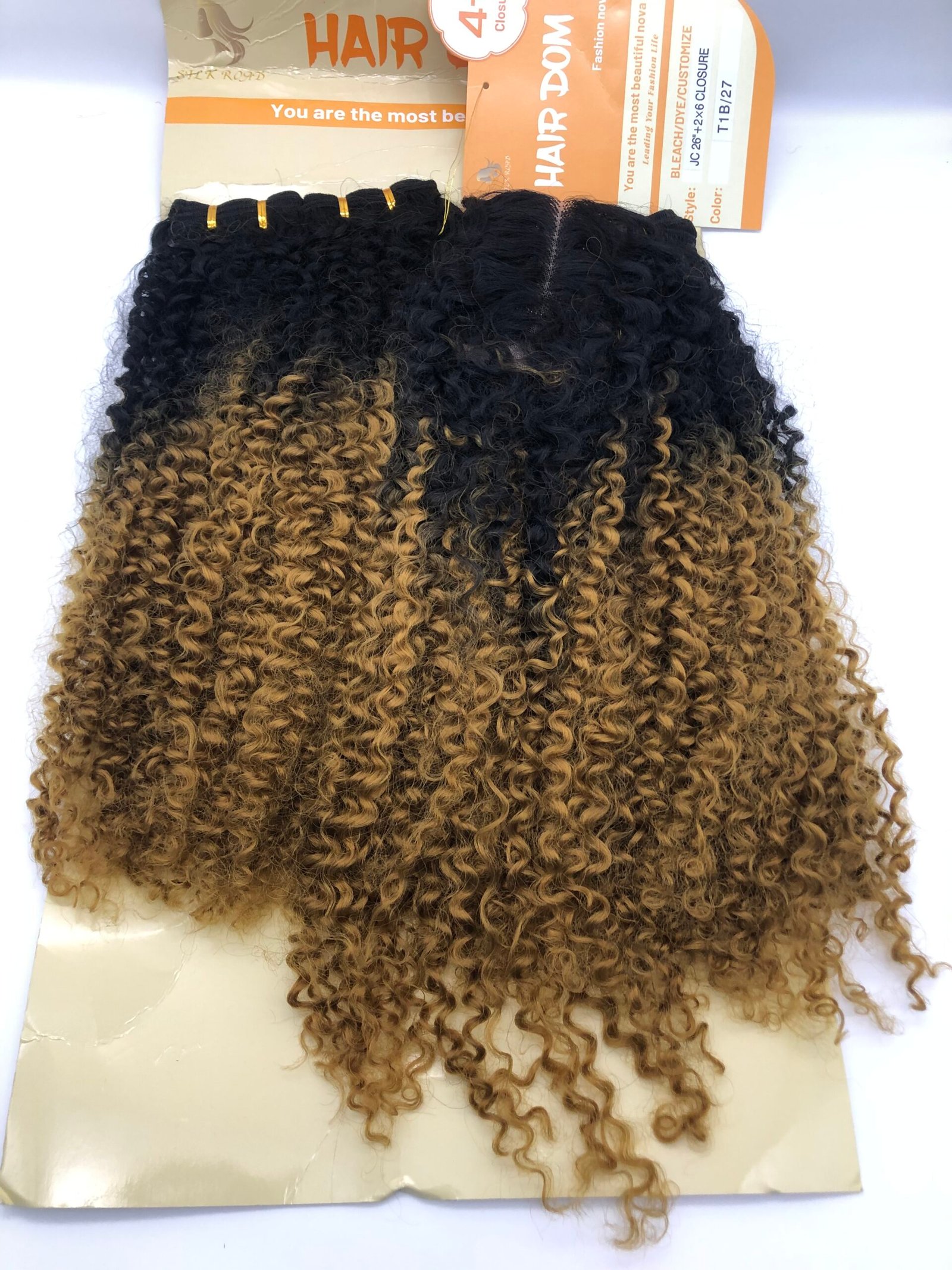 HairDom Jerry Curl Closure - Image 4