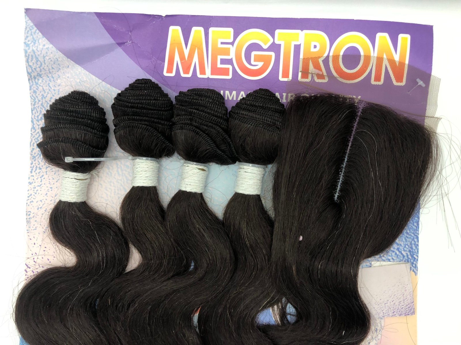 Megtron Body With Closure - Purple Pack 14"