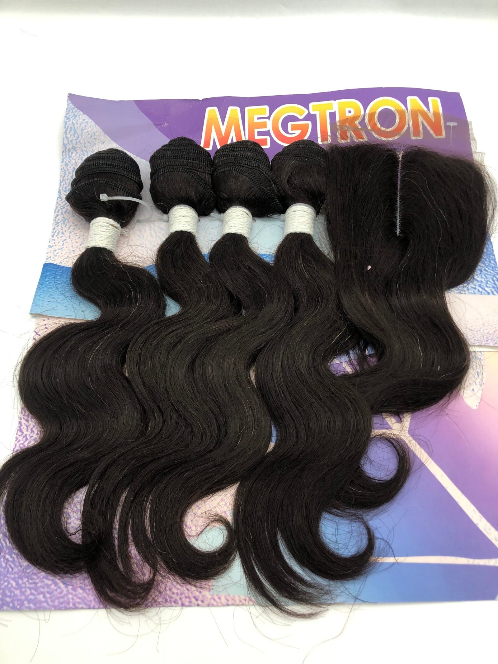 Megtron Body With Closure - Purple Pack 14" - Image 3