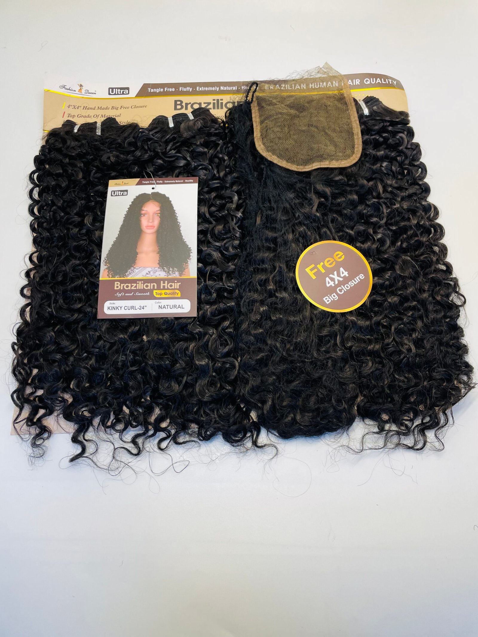 Brazilian Kinky Curl 24"