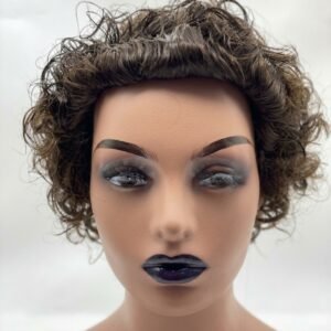 pixie curly human hair wig