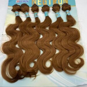 Body Wave Hair Bundles (Light Brown / Honey Blonde):